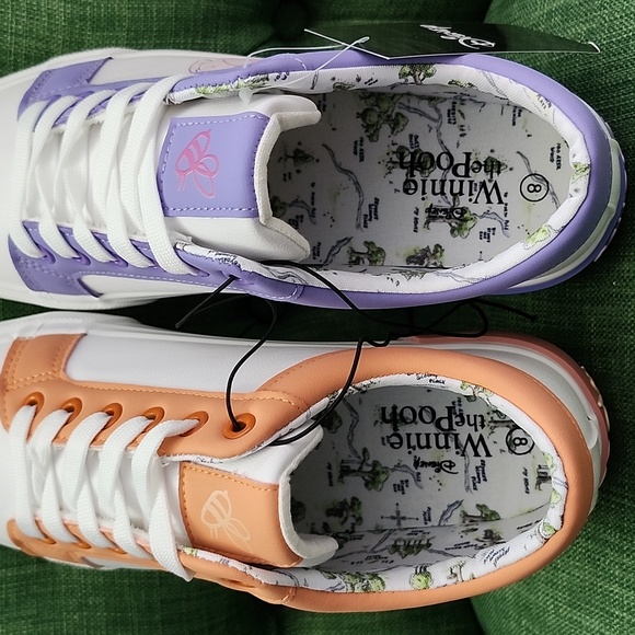 Disney Winnie the Pooh and Eeyore Women's Mismatched Unisex Shoes - Picture 9 of 10